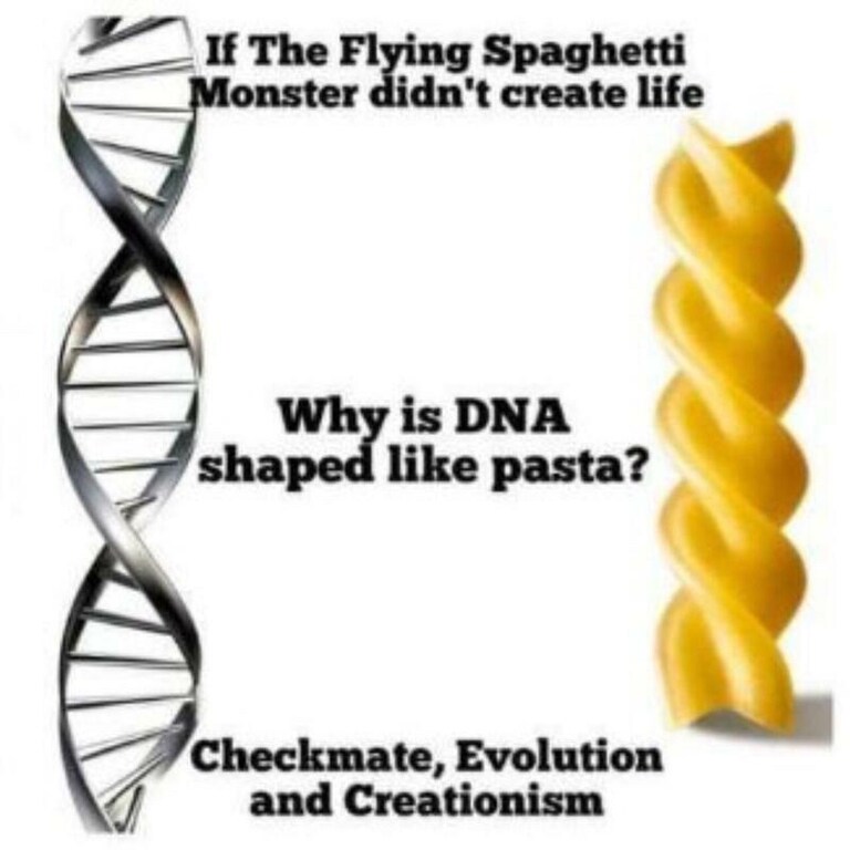 Flying spaghetti monster