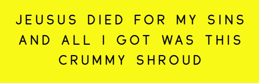 Jesus died for my sins