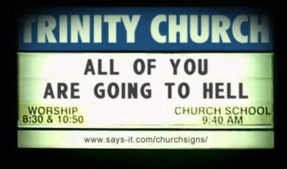 Church sign